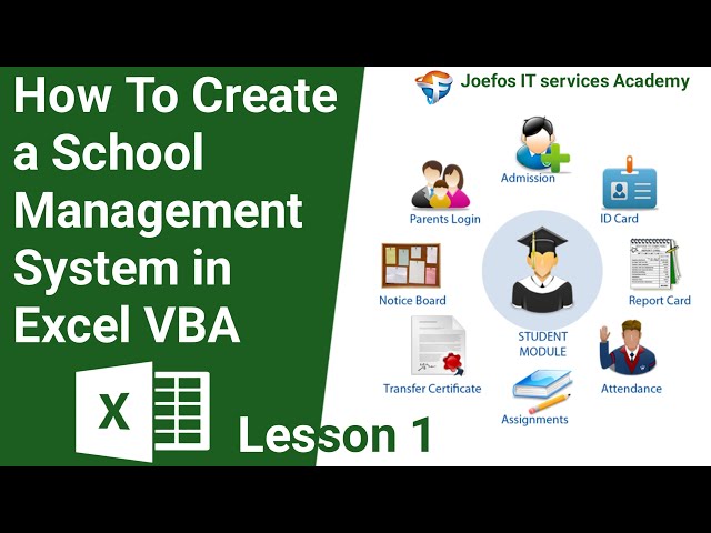 How To Create A School Management  System In Microsoft Excel Part 1