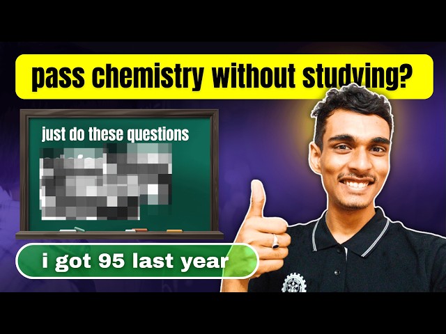 Last 48 Hours Strategy to Pass in CBSE Chemistry Class 12 2026