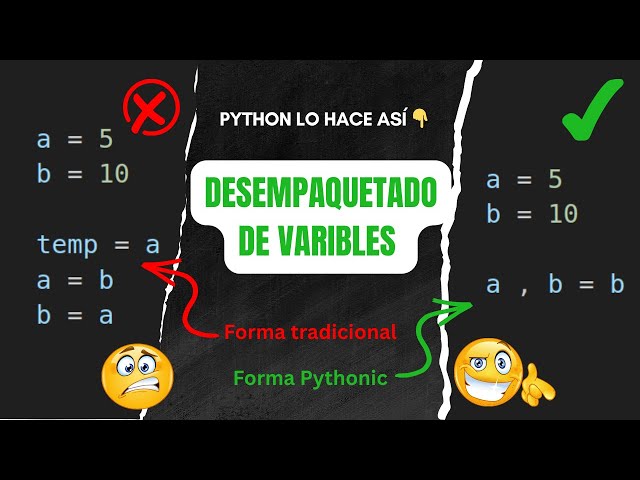 Sube tu nivel a Pro en Python con este Super Tip - Desempaquetado de variables.
