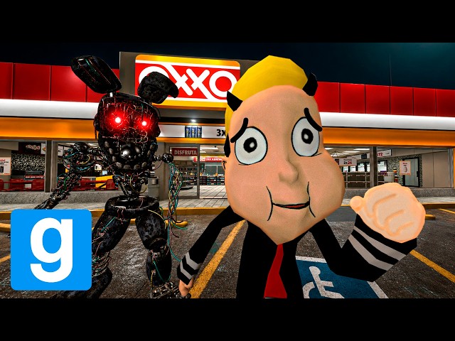 I invited Ignited Bonnie to the OXXO in GMOD and this is what happened💀👀