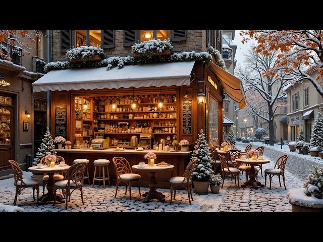 Peaceful Winter Cafe Morning ☕ Soft Bossa Nova & Smooth Jazz for Study, Work, and Serene Beginnings