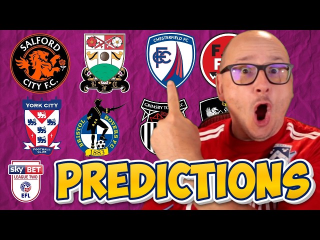 2026/27 EFL League Two Matchday 1 Predictions