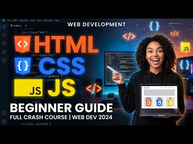 Learn HTML, CSS & JavaScript Basics for Beginners | Complete Web Development Introduction (2026)