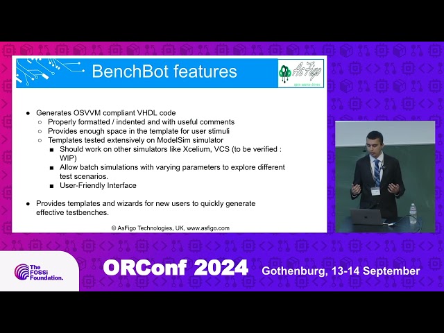 BenchBot: Automated OSVVM Testbench Template Generator for VHDL DUTs