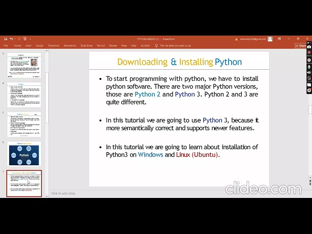 Python Basics