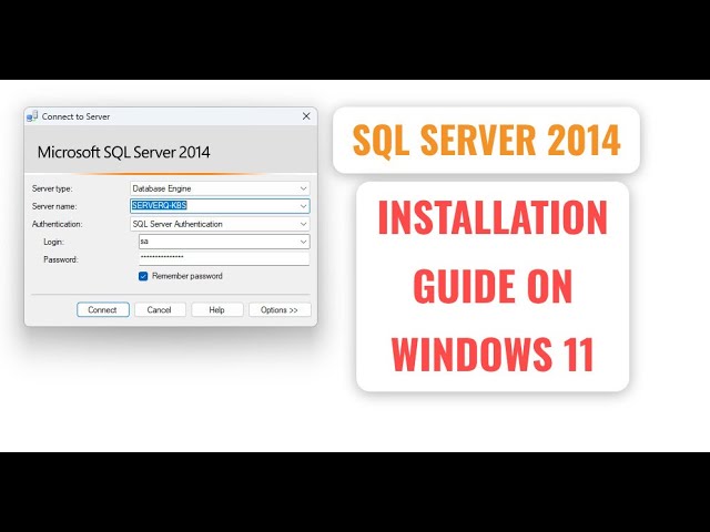 Microsoft SQL Server 2014 Express Edition Installation on Windows 11