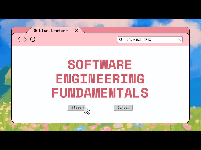 COMP1531 Week 9 Lecture 1