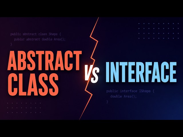 Abstract Class vs Interface: When Should You Use Each?