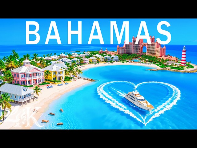 Bahamas 🇧🇸 4K Drone Footage | Atlantis Paradise, Nassau Beach & Tropical Lagoon