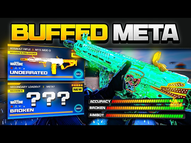 the BEST *BROKEN* META LOADOUT in Warzone after the NEW UPDATE! (BUFFED M15 MOD Setup)