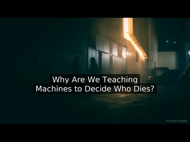 Why Are We Teaching Machines to Decide Who Dies?