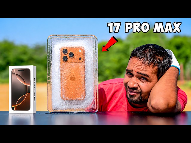 I Phone 17 Pro Max Freezing Test! Will It Survive ?