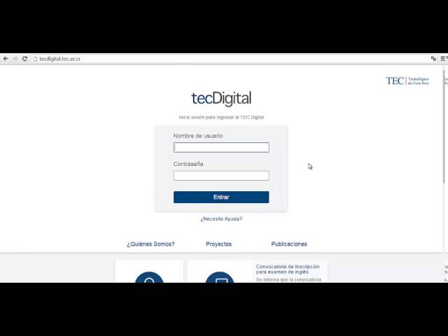 Tutorial Introduccion al Tec Digital