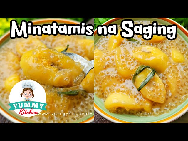 Minatamis na Saging with Gata at Sago | Napakasarap pero Simpleng Meryenda