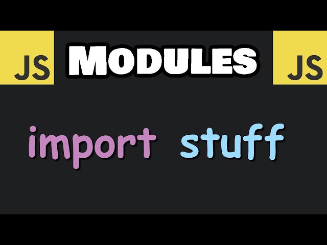 Learn JavaScript ES6 Modules in 6 minutes! 🚢