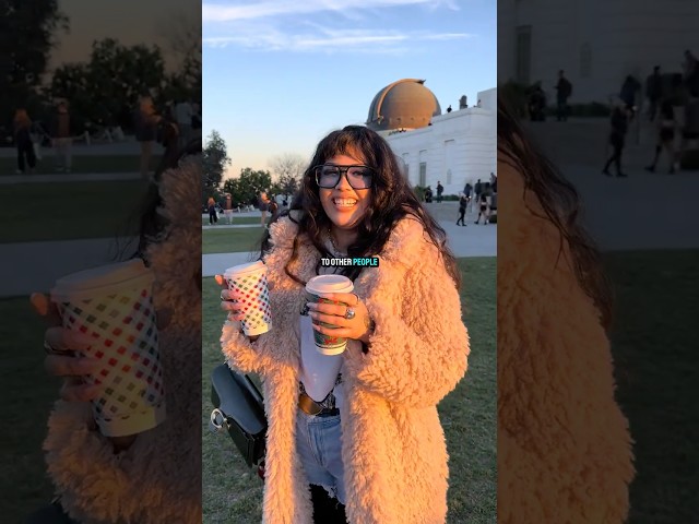 Asking woman what makes her happy #streetinterview #happy #happiness #goldenhour