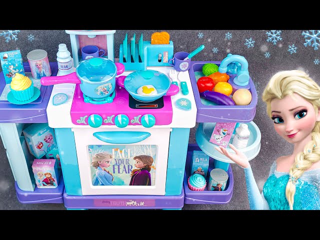 Super Cute Disney Frozen Elsa Kitchen Playset | Satisfying with Unboxing Toys Collection ASMR