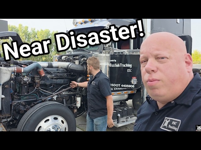 My Black Dog Peterbilt Caught Fire!  The Day We Load Up...