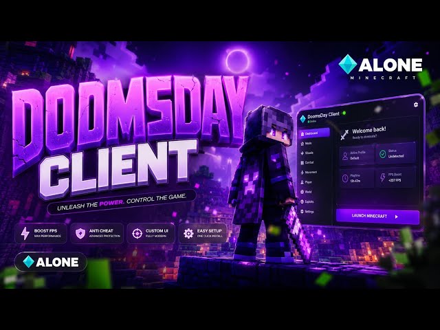Doomsday Client - The Best PvP Hacked Client For Minecraft in 2026 For Free! (1.8.9 - 1.21.11+)