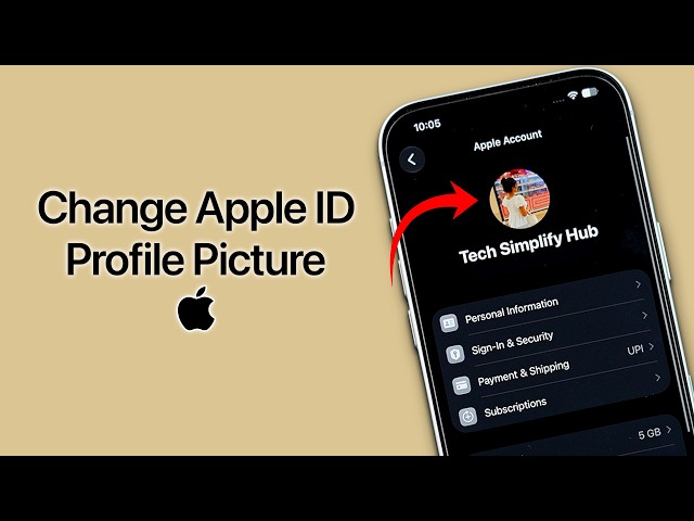 How To Change Apple ID Profile Picture?