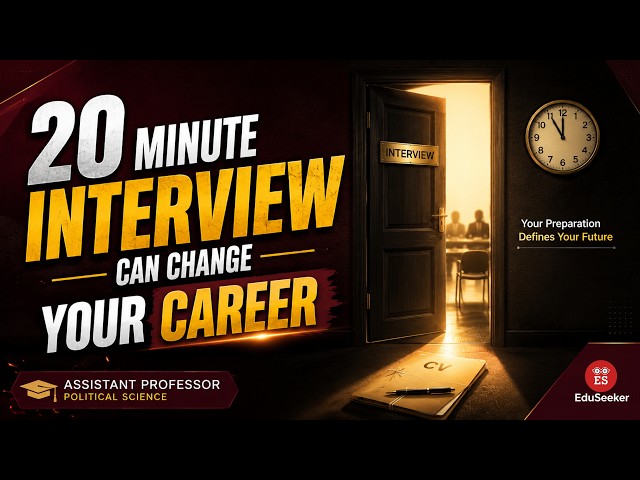 Assistant Professor Interview Strategy (Political Science) | Questions, Demo, Mistakes & Expert Tips