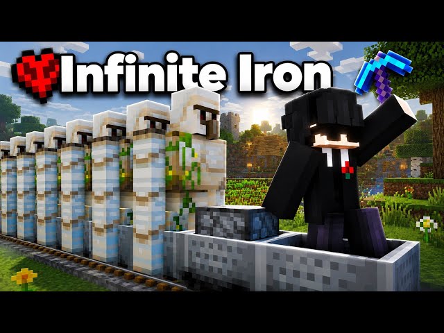 How to get unlimited iron in Minecraft hardcore 