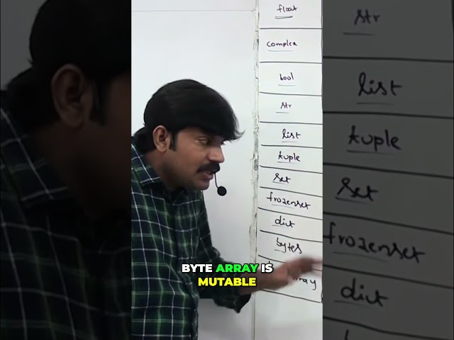 Bytes vs. Byte Array: Mutable vs. Immutable Explained #shorts