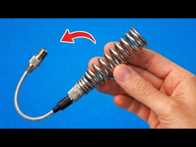 Just tie compression spring and watch what happens, something most people wouldn't even think about!