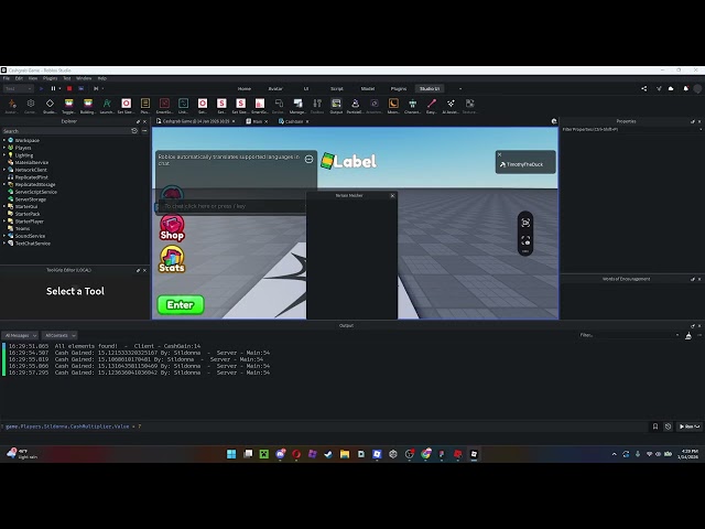 Roblox Studio ASMR Programming | Cash Grab