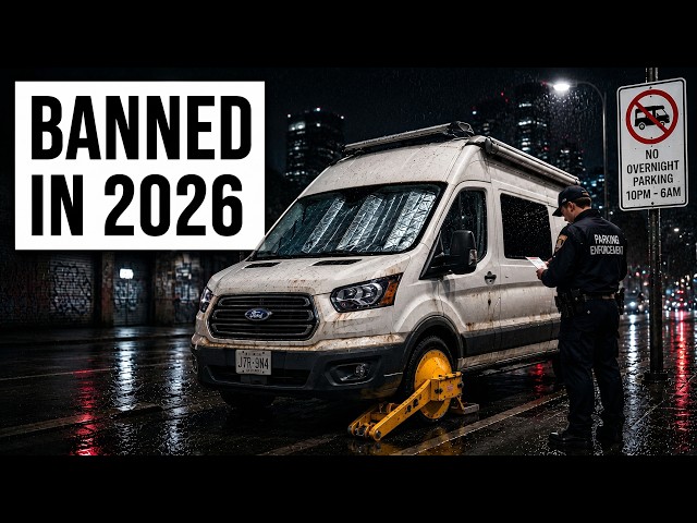 ¿Por qué las ciudades criminalizarán dormir en tu autocaravana en 2026?