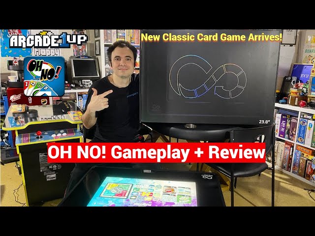 OH NO! Gameplay + Review on The Infinity Game Table Arcade1Up - Card Game Classic Arrives