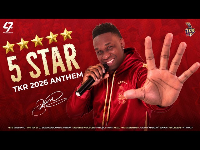 DJ Bravo - Five Star Official Music Video | TKR 2026 Anthem
