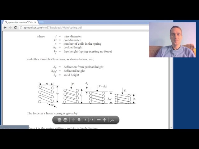 Design Optimization of a Compliant Mechanism (Spring)