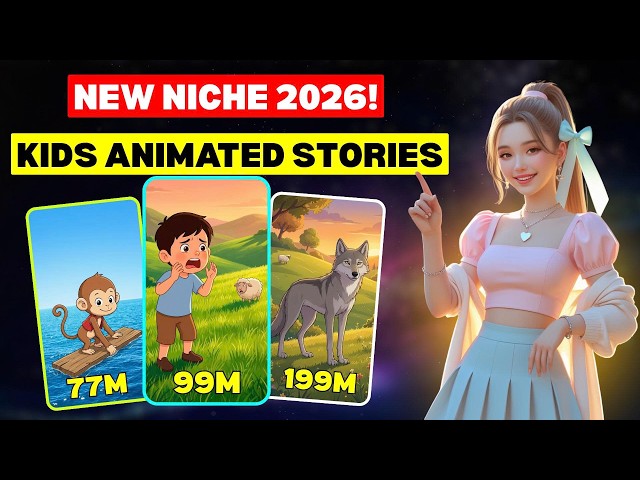 New Niche 2026! | How to Start a Viral Kids Animated Stories Channel