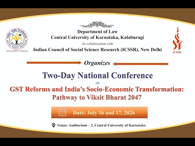Valedictory Ceremony: Two-Day National Conference on GST Reforms