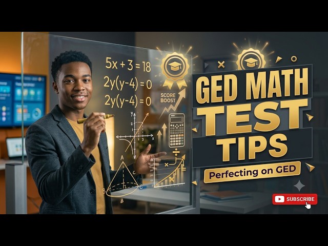 GED Math Test Tips#mathtips