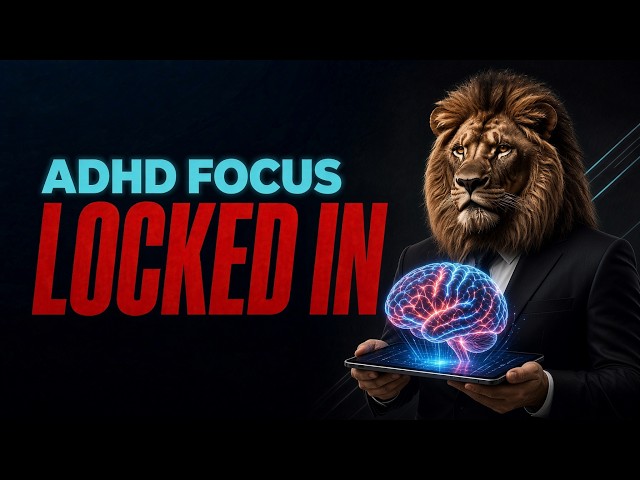 Locked In Focus | 40Hz Deep Work Music | ADHD Hyperfocus 3 Hours
