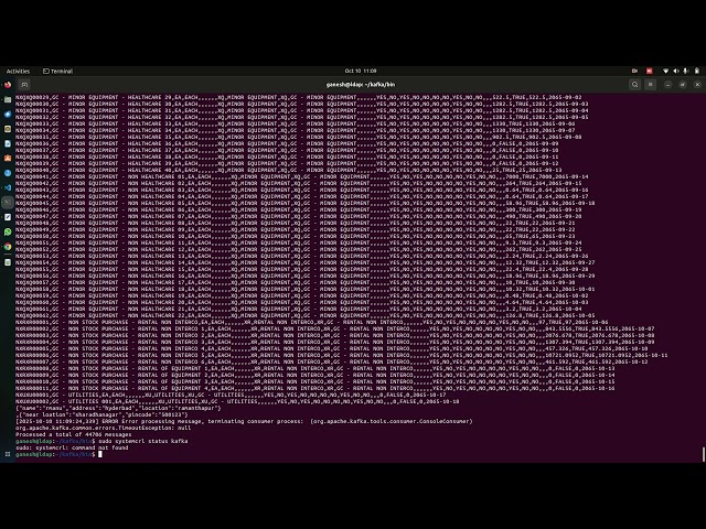 kafka using python3