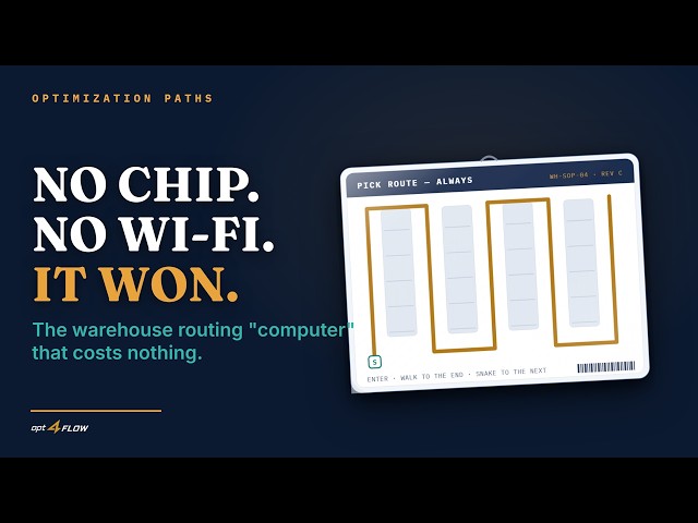 Why Billion-Dollar Warehouses Run on a Laminated Card