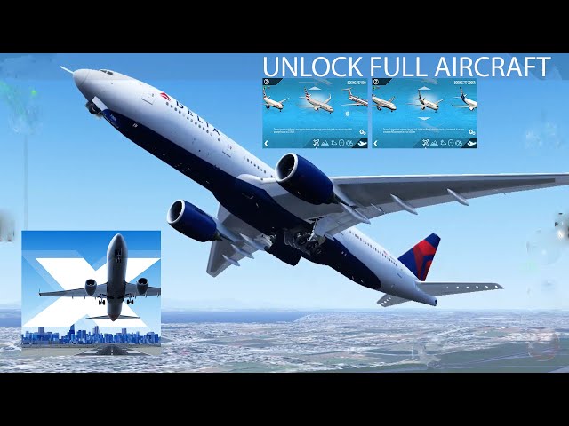 X-Plane Flight Simulator  12.0.1 (MOD, Unlocked) Unlock Full Aircaft