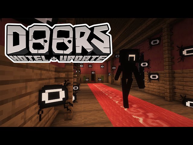Minecraft Roblox DOORS Hotel + Update (Full Map) Gameplay