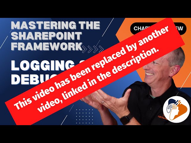 "Logging & debugging SPFx solutions" - preview from the "Mastering the SPFx" course