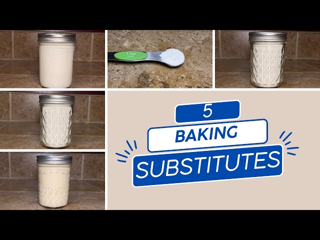5 Baking Ingredients You Can Make at Home in Minutes!
