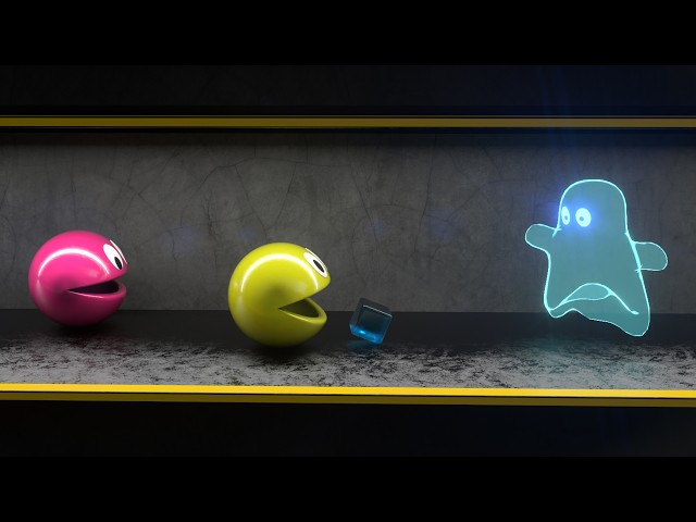 PacMan 3D V7 😋 ❤️ C4D4U