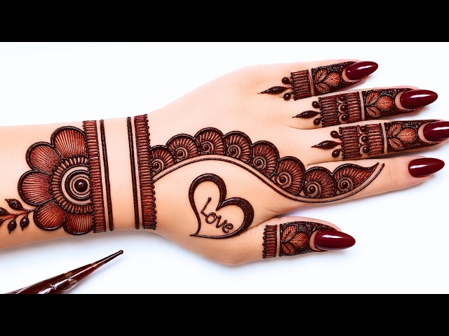 full hand simple mehndi design new 2026 |mehandi ka design | mehndi design | मेहंदी डिजाइन| #mehandi