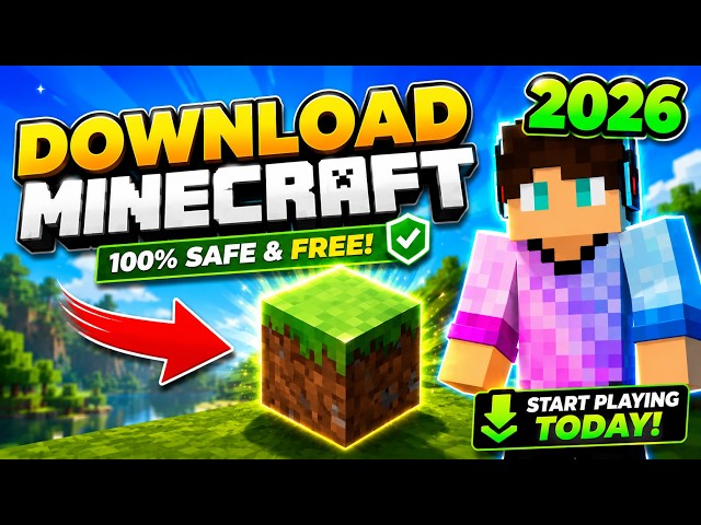 How to Download Minecraft on PC & Laptop 2026 FREE – Java Edition