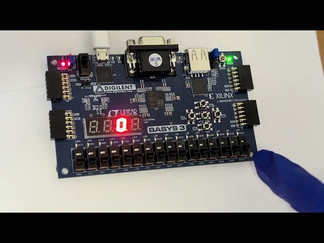 Lab 4 Tutorial: Implement sequential circuits in BASYS3 development board