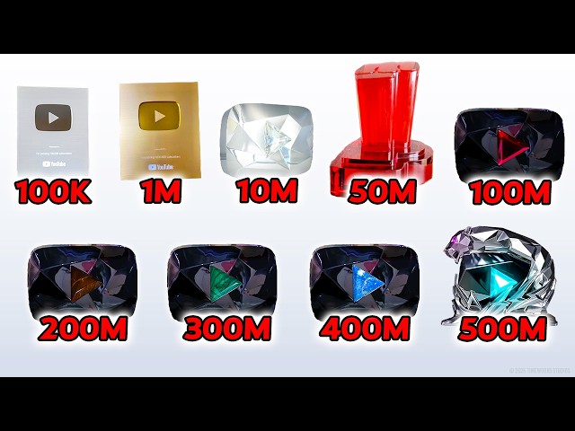 ALL YouTube Play Buttons EVER!!