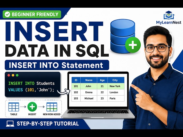 SQL Tutorial for Beginners | How to Insert Data into a Table