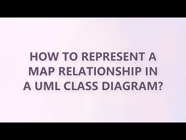 How to represent a MapEnum, Class relationship in a UML class diagram? (2 SOLUTIONS!!)